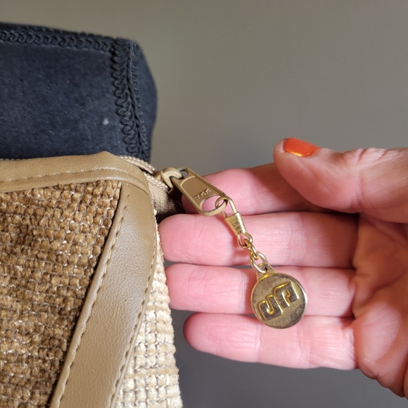 VINTAGE 80'S PIER GIORGIO MADE IN ITALY CHENILLE PATCHWORK BAG - Picture 3 of 9